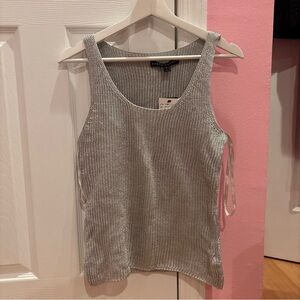 Ralph Lauren women’s silver Knit Tank Top